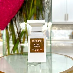 3/4 full bottle of Tom Ford Soleil’s De Fu parfum